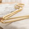 5pcs Non-Slip Metal Shirt Trouser Hook Hanger Open Ended Coat Clothes Rack Storage Wardrobe Organizers Space Saver Supplies