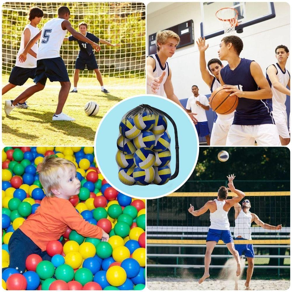 Sturdy Basketball Soccer Ball Bag Extra Large Sports Equipment Storage Organizer BaseBall
