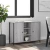 VidaXL Buffet Sonoma Grey 100x35x70 Cm Engineered Wood 835517