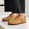 Outdoor Casual Men's Shoes High Quality Soft Wood Flat Bottomed Comfortable Versatile Boken Four Season Single Shoes