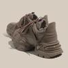 Platform Dad Shoes Women's Autumn and Winter New Retro Breathable Small Inner Height Increase Casual Sports Shoes
