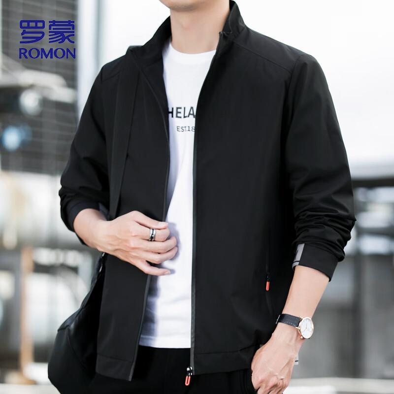 Romain Men's Stand Collar Business Casual Jacket JT6