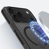 Магнитный чехол с рифленой поверхностью против скольжения для Apple 17Promax: Матовый, ударопрочный чехол для iPhone