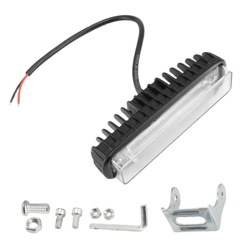 AA92-4 Inch 30W LED Forklift Truck Car Warning Lamp Safety Working Light Bar Warehouse Danger Area Light,10-80V Waterproof (1Pcs