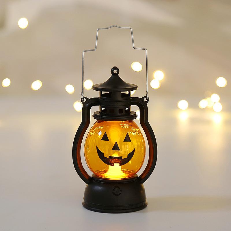 Halloween Portable Horror Atmosphere Pumpkin Decoration Led Ornament