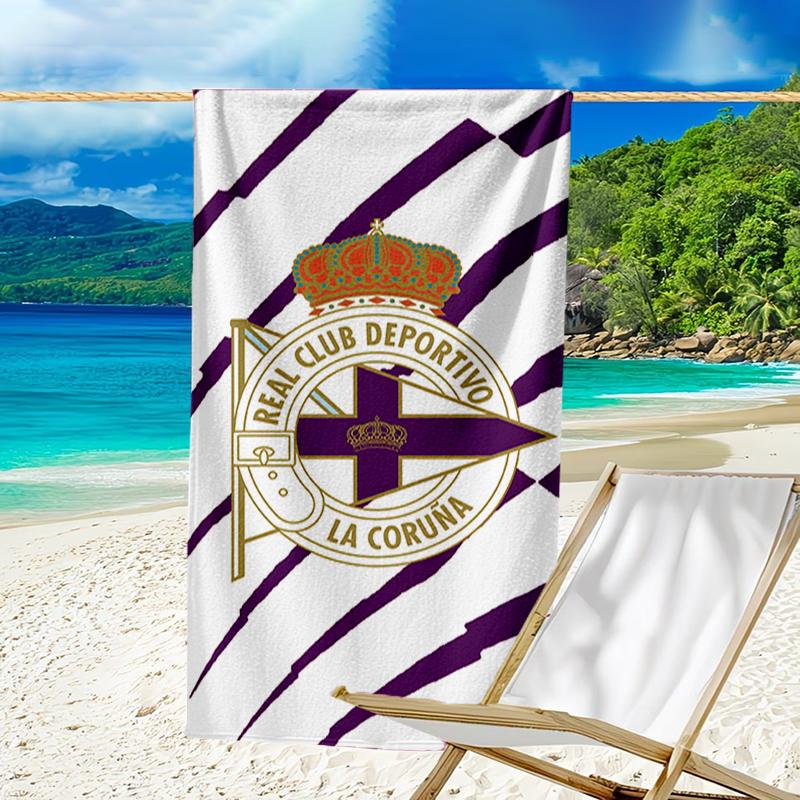 Deportivo Football Beach Towel - Soft, Absorbent Microfiber, Lightweight, Ideal for The Beach, Parties, Travel, Camping fan gifts
