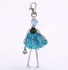 YLWHJJ New Women Doll bag Cute Keychain Girl Key Chain Handmade Car Pendant Style key ring Fashion Jewelry