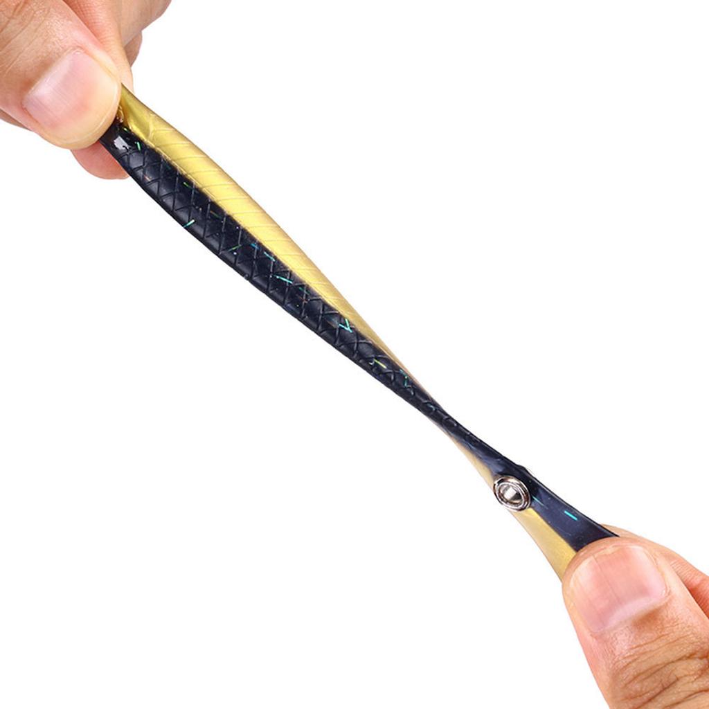 10 Pcs Soft Plastic Fishing Lures Worm Baits Jigging Wobbler Fishing Lures Artificial Swimbaits for Saltwater Fishing