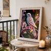 5D DIY Безрамная Жемчужная Картина Набор для Рисования с Узором Птичка, Подходит для Декора Стен Домашней Гостиной, Спальни и Других Помещений, Художественные Картины