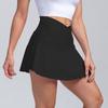 Женская спортивная короткая юбка, шорты для йоги, брюки-юбка, теннисная юбка, уличная юбка для йоги с высокой талией