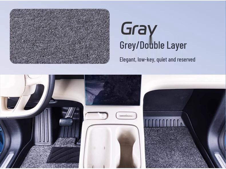 Специальные комплекты кузовных деталей из ТПВ с текстурой под карбон для автомобиля с 360-градусными напольными, багажными и ковриками на спинки из ТПЭ