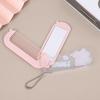 Портативная милая мультяшная складная дорожная расческа для волос с зеркалом