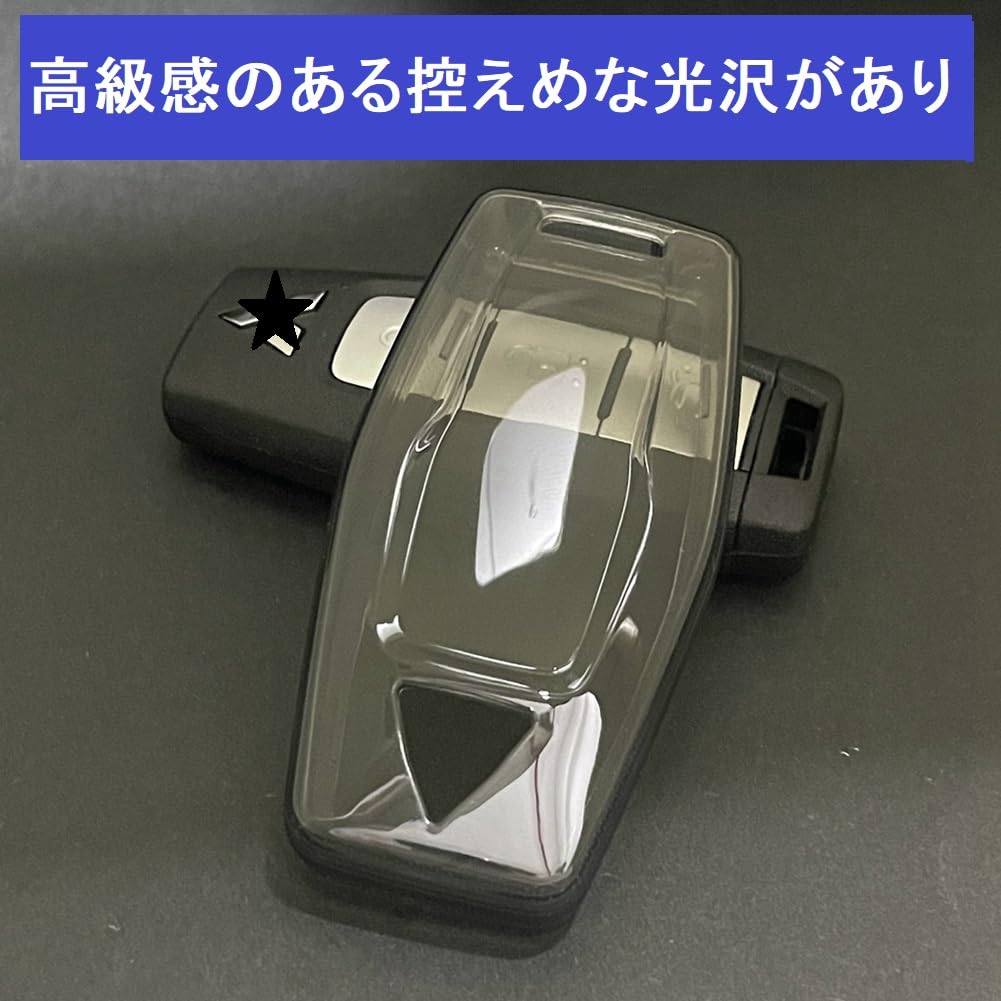 [YANMW] Новый чехол для ключа Outlander, совместимый с Mitsubishi New Outlander PHEVGN0W, чехол для смарт-ключа OUTLANDER, стильный держатель для ключей (черный)