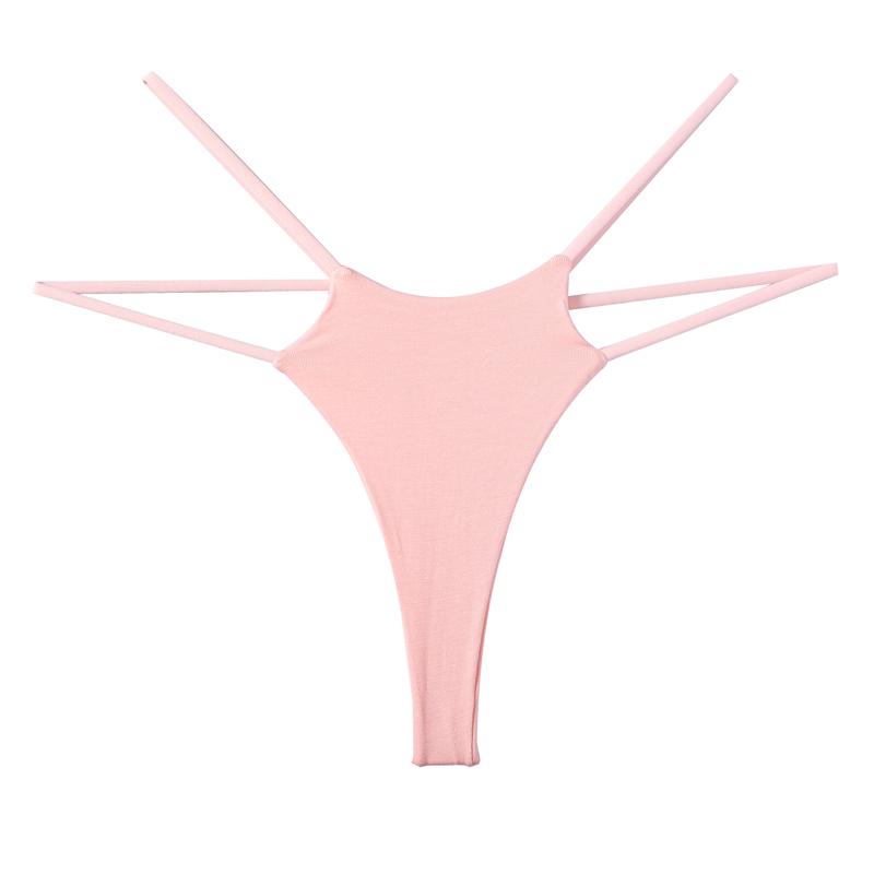 CINOON Женские трусики, сексуальное бикини с низкой талией, нижнее белье с двойным тонким ремнем, стринги, бесшовные дышащие женские трусы