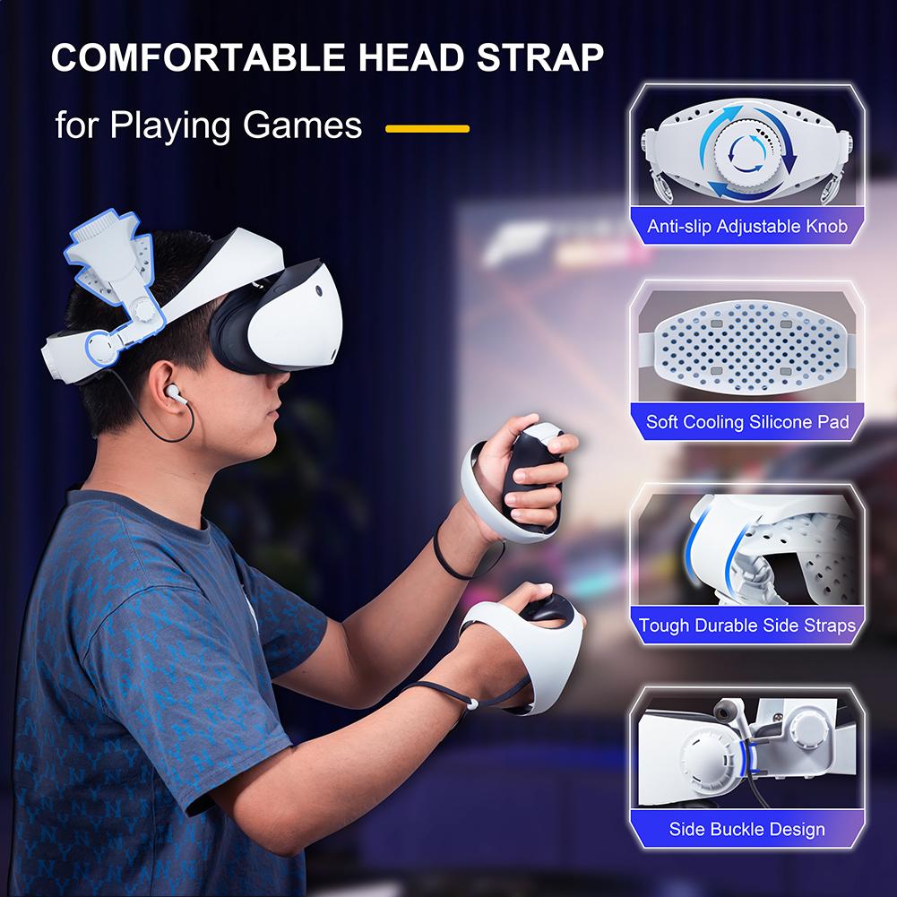 Adjustable Head Strap For PS VR2 Decompression Comfort Headband Breathable Weight Reduction Bracket for PS VR2 VR Accessories