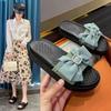 Summer New Platform Slippers Women's Summer Outer Shoes Non-slip Word Personality Casual Fashion Bow Cool Slippers