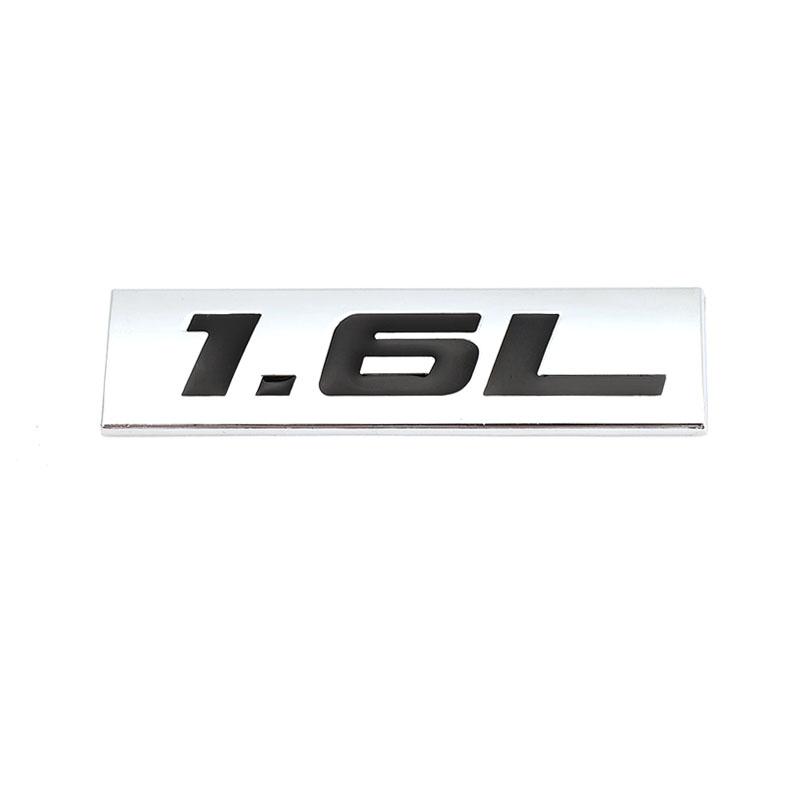Car Sticker 1.4L 1.5L 1.6L 1.7L 1.8L 1.9L Emblem Badge Decals for Audi SUV Toyota Mini Peugeot Honda Volkswagen VW Focus Hyundai