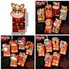 6pcs Traditional 2026 Horse Year Red Envelope Cartoon Red Packet Lucky Money Pouch  Wedding Event