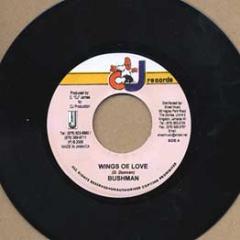 7-дюймовая пластинка BUSHMAN - Wings Of Love НЕТ Cj Records 2006 Ямайка Регги, Ска и Даб Б/У