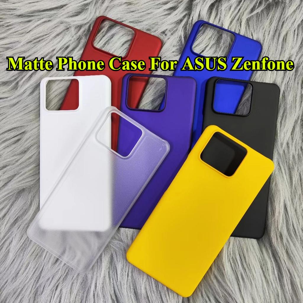 Простой ультратонкий матовый чехол для телефона ASUS Zenfone 10 5,92 дюйма, Zenfone 11 ultra 6,78 дюйма, защитный чехол для ПК с защитой от отпечатков пальцев