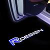 2 шт. Светодиодные эмблемы с логотипом R Design, подсветка дверей автомобиля, лазерный проектор для Volvo XC40 XC90 XC60 S90 S60 S80 S80L V40 V90 V60