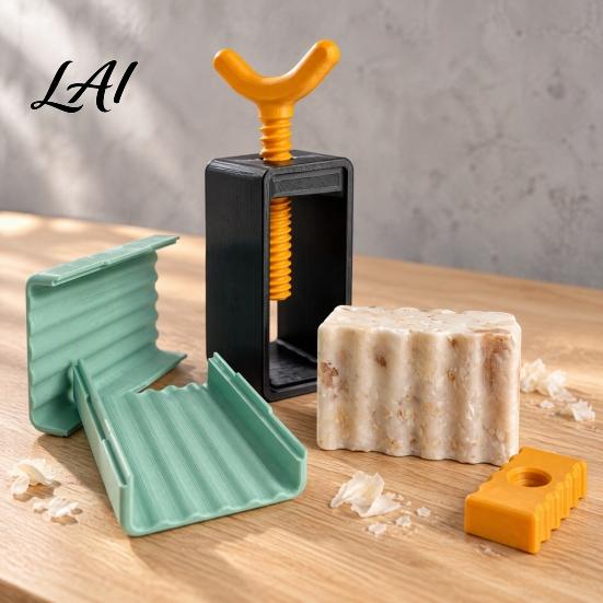 Soap Making Mold 3D Printed Press Kit Zero Waste Maker Recycle Handmade Tool Scraps into New Bars DIY Molding Kit