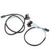 Sas Sata Cable Mini-Sas Sff-8087 To 4 Sata Cable Mini Sas 4I Sff8087 36P To 4 Sata 7P Cable 12Gbps 1/0.5M Hard Drive Data