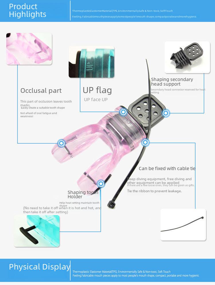 KEEP DIVING Термоформуемый силиконовый загубник для трубки MP-561T