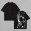 Футболка с принтом Tokyo Ghoul Juuzou Suzuya Мужская Женская с коротким рукавом Одежда Футболка из стираного хлопка Ретро Повседневная Футболка Харадзюку