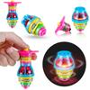 Hot 1Pcs Spinning Top Flash Luminous Spinning Tops Toy Colorful Top Ejection Toy Flashing Led Gyroscope Children Classic Toys