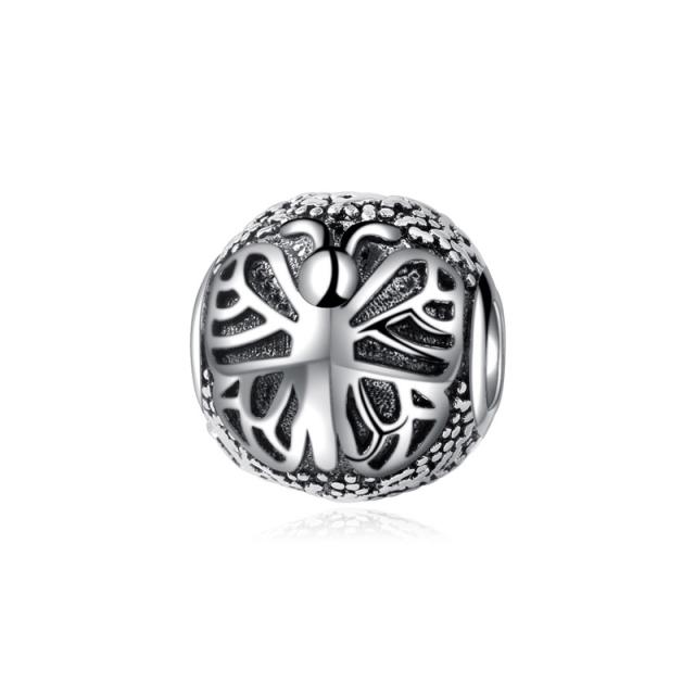 New Original Bead Alloy Love Star Flower Clip Stopper Charm Clear CZ Fit  Bracelet Bangle Necklace DIY Women Jewelry