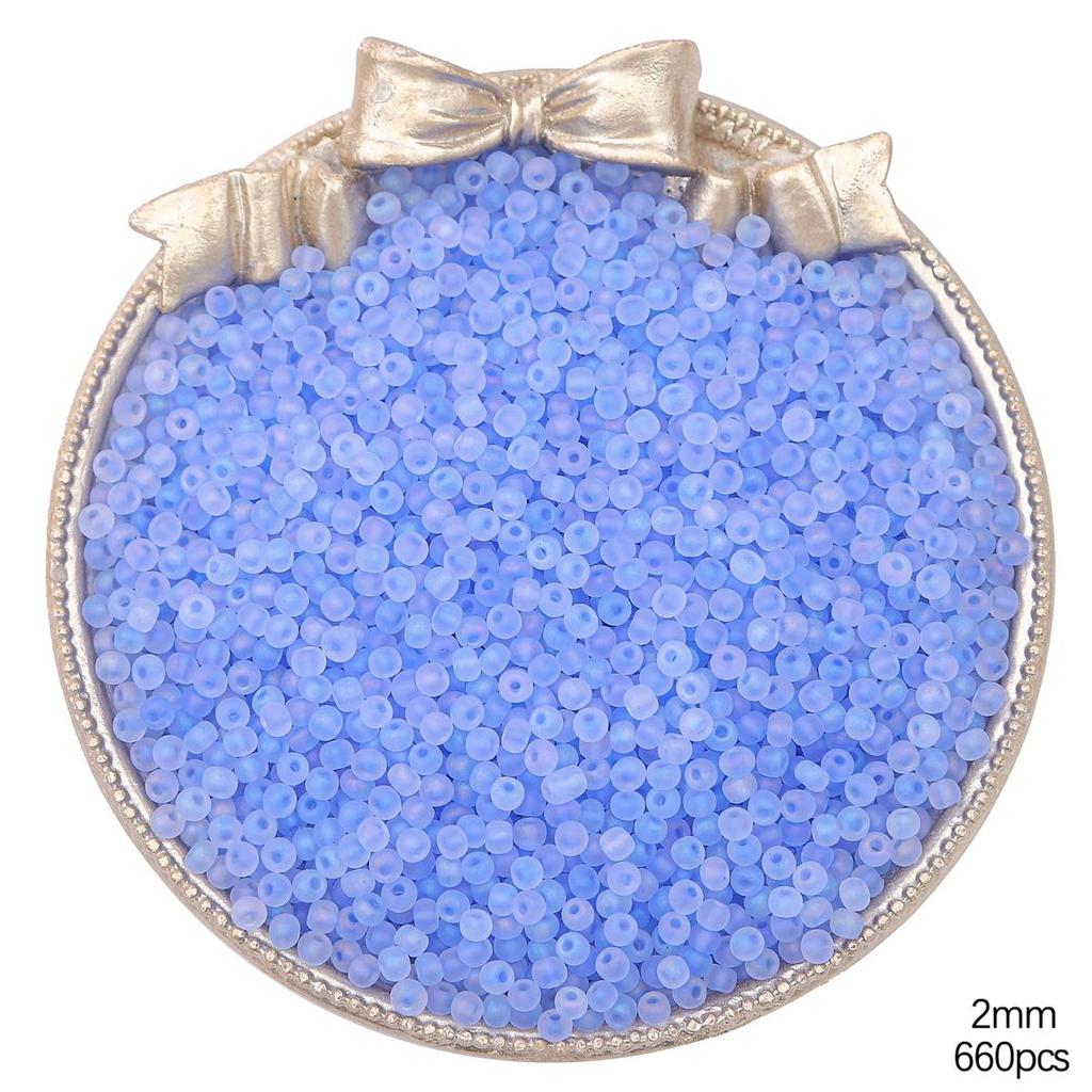 Высококачественные матовые стеклянные бусины-бисер разных цветов для изготовления украшений своими руками