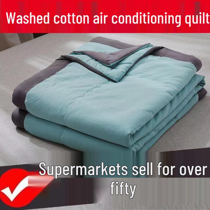 Легкое летнее одеяло, можно стирать в машине - Мягкий хлопок для детей и взрослых