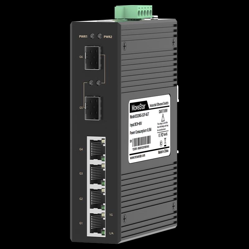 MoweStar Industrial Gigabit DIN Rail Ethernet Switches