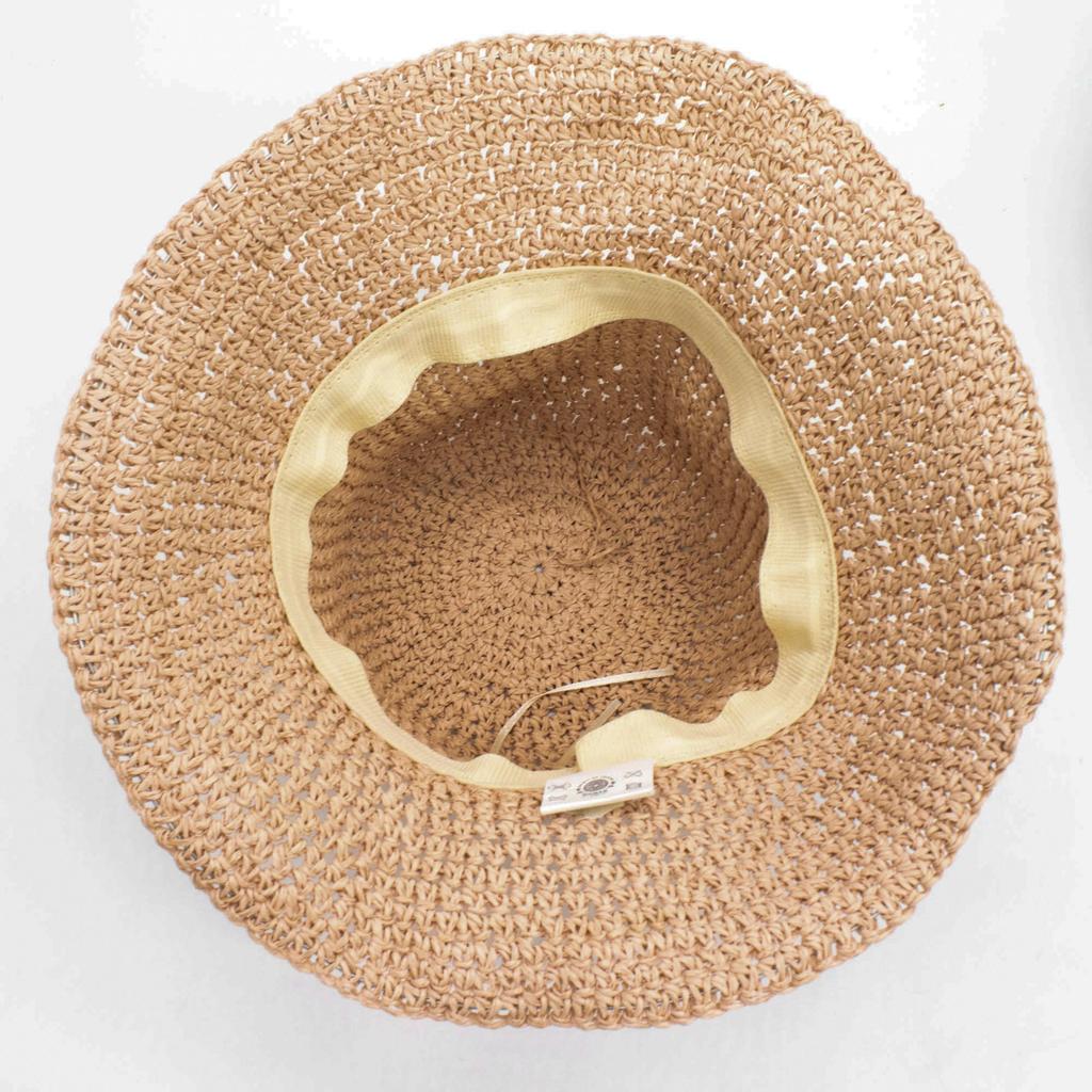Nomad Sari Floppy Straw Sun Hat – Rose Blush