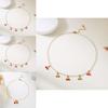 Fruitinspired Stainless Steel Necklace Collection With Multilayer Chains For Summer Fashion Accessories