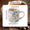 Cup 500ml Ceramic Coffee Mug Drinking Tea with Ergonomic Handle And Matte Finish for