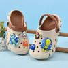 Comfortable Cartoon Design Kids Hole Shoes Soft Soled Non-slip Summer Sandals For Boys Available In Various Colors