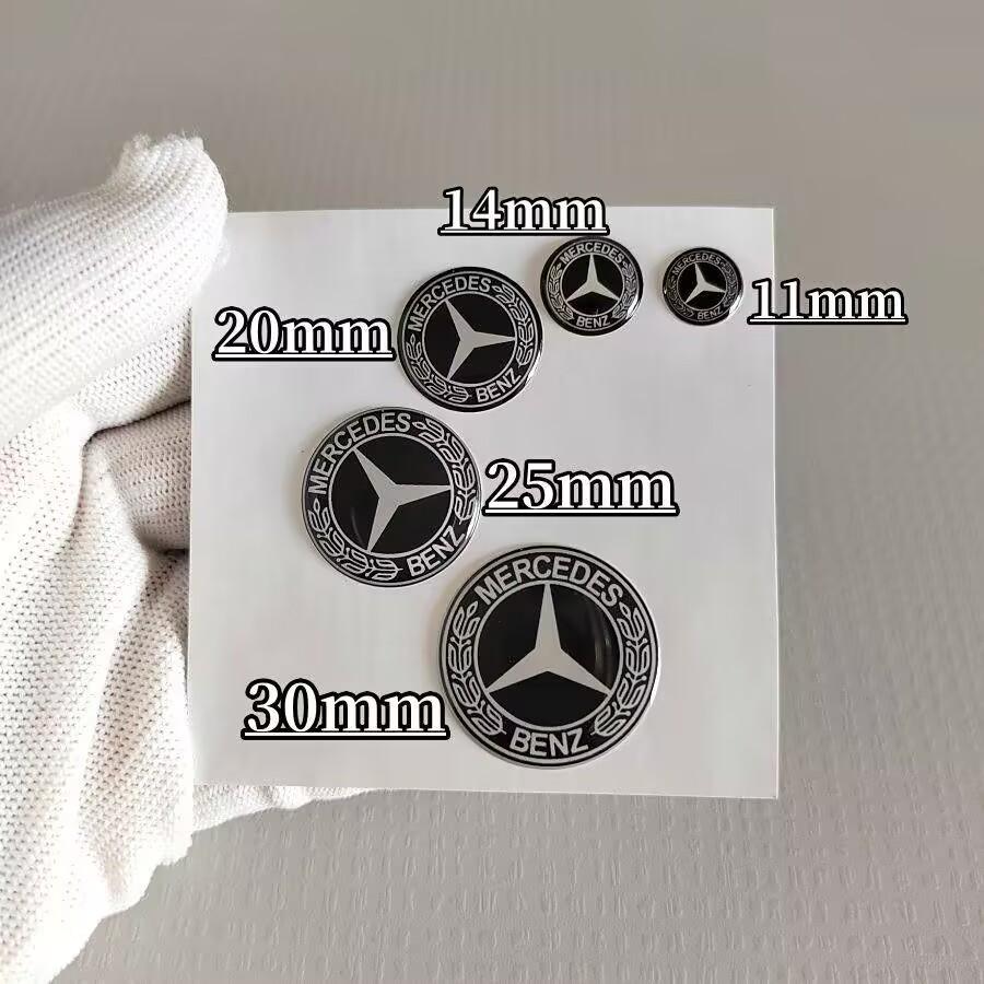 ZJH5 Car Smart Remote Keyhole Sticker For Mercedes Benz AMG A B C E G CLA W211 W203 W204 W210 W124 Decal Decoration Lables Accessory