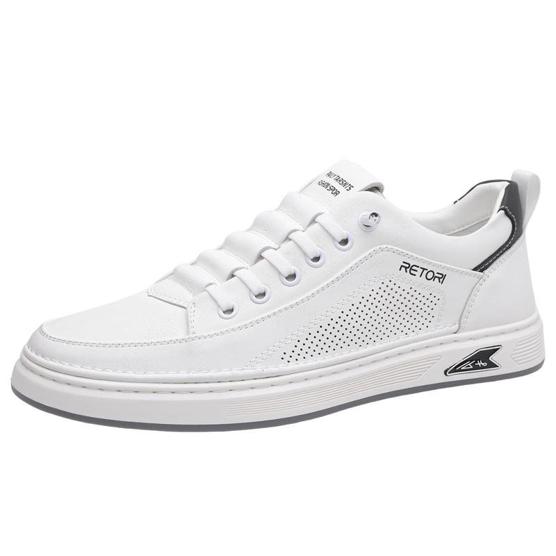 Модные высококачественные повседневные кожаные балетки дизайнерские туфли модные перфорированные дышащие оксфорды для ходьбы удобные уличные кроссовки для бега