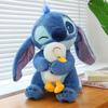 Stitch Plus Plush Toy 30x28cm Blue Duck Shape Hypoallergenic Kids Stuffed Animal Collectible Mascot