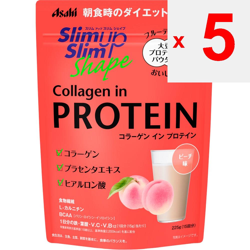 Asahi Slim Up Slim Shape коллаген в белке 225 г (15 порций) Напитки и коктейли Заменители пищи Напитки и коктейли