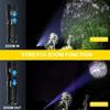 Super Bright LED Flashlight Rechargeable Type C 9000 mAh XPH90 COB Torch Light with Digital Display for Outdoor