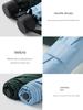 Extra Large 125cm Ultra-Light Folding Lightweight Rain Or Shine Dual-Use Double Umbrella Black Glue Sun Protection UV Protection Sun Umbrella