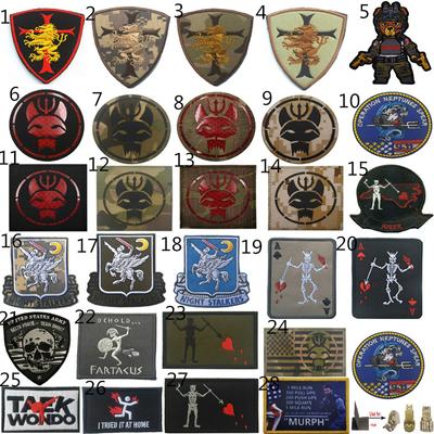 Значки с морскими котиками, нашивка с вышивкой, армейские светоотражающие ИК-нашивки, одежда для кепок, рюкзаков, курток, жилетов