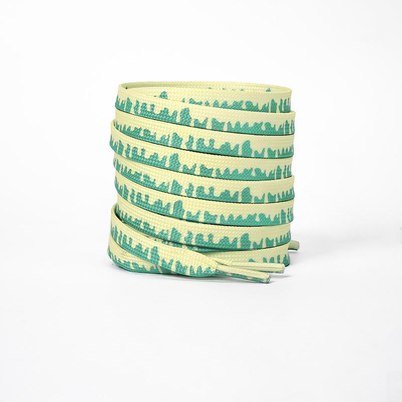 Fashion Af1 Shoelaces for Sneakers Rainbow Ice Cream Flat Shoelace Rope Laces Shoes Strings 120/140/160CM Width 0.8cm 1Pair