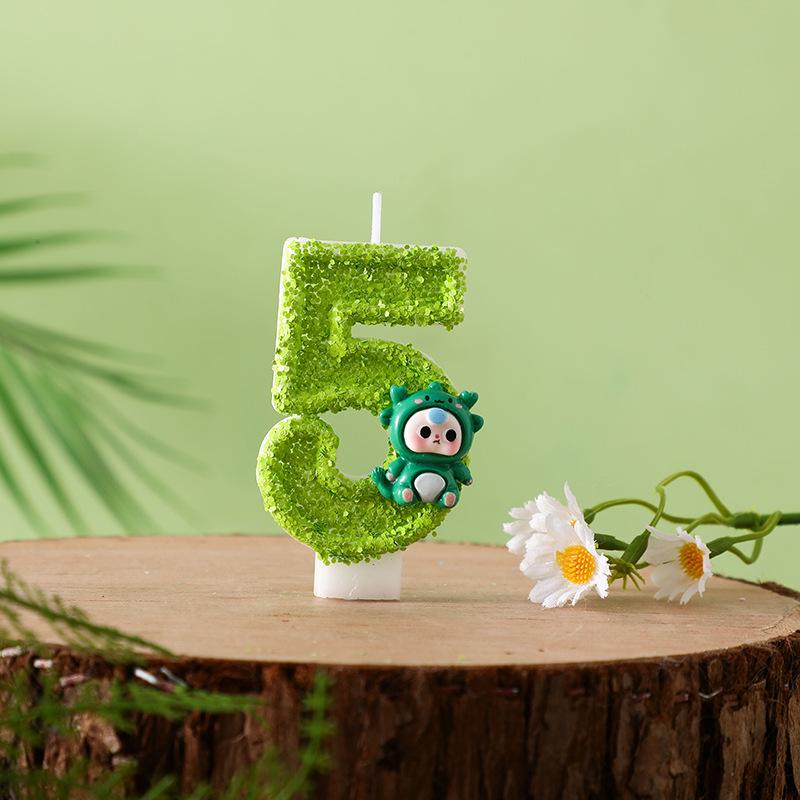 Креативное украшение для торта с пайетками в виде цифр и букв
