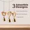 Crystal Prism Bird Wind Chimes Wooden Sun Catcher Vintage Crystal Pendant  Home