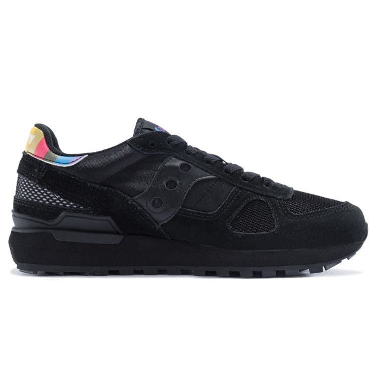 SAUCONY Shadow Original Классические Универсальные Ретро Спортивные Низкие Повседневные Кроссовки для Бега Женские кроссовки Черно-Оранжевые S69005-3