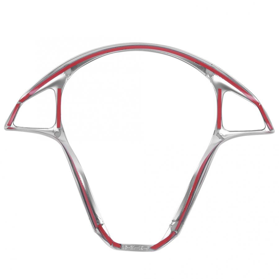 Накладка на кнопку рулевого колеса для Mercedes Benz Vito W447, серебристая, хромированная, ABS 2014 2015 2016 2017, салон автомобиля